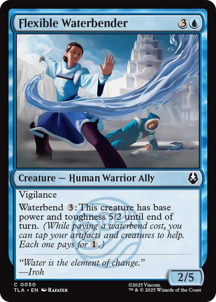 Magic The Gathering Avatar: The Last Airbender Flexible Waterbender C 50 FOIL by Fabio’s Black Box on MYNTED