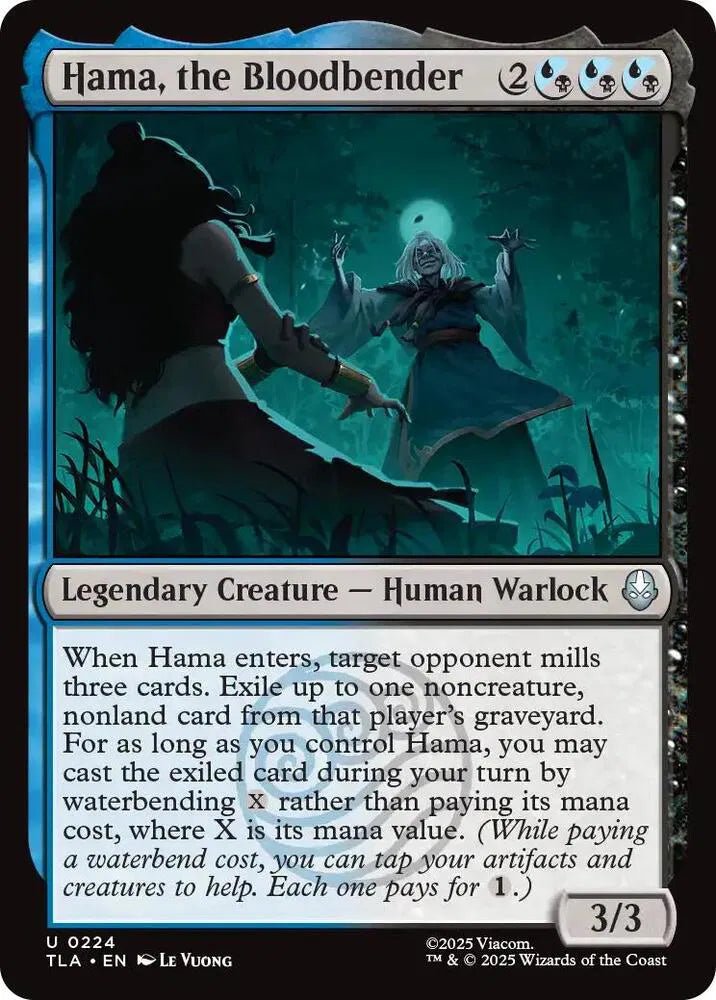 Magic The Gathering Avatar: The Last Airbender Hama, the Bloodbender U 224 FOIL by Fabio’s Black Box on MYNTED