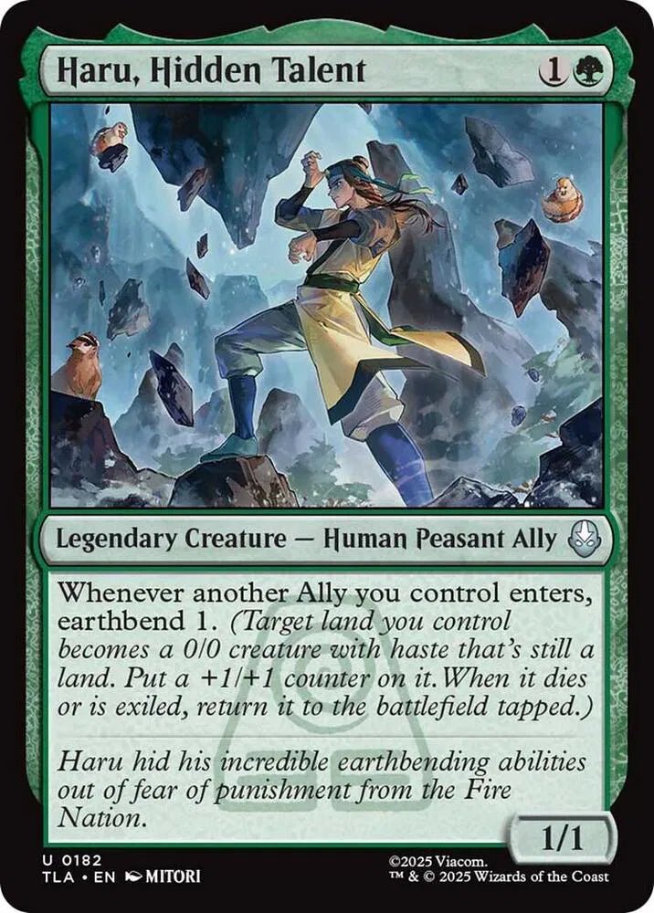 Magic The Gathering Avatar: The Last Airbender Haru, Hidden Talent U 182 by Fabio’s Black Box on MYNTED