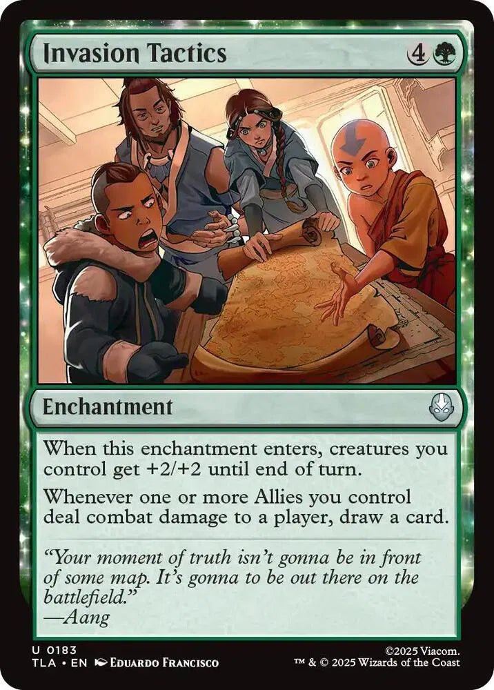 Magic The Gathering Avatar: The Last Airbender Invasion Tactics U 183 FOIL by Fabio’s Black Box on MYNTED