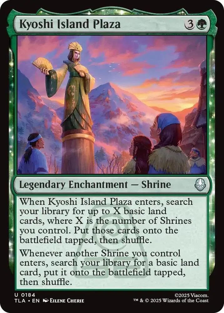 Magic The Gathering Avatar: The Last Airbender Kyoshi Island Plaza U 184 by Fabio’s Black Box on MYNTED