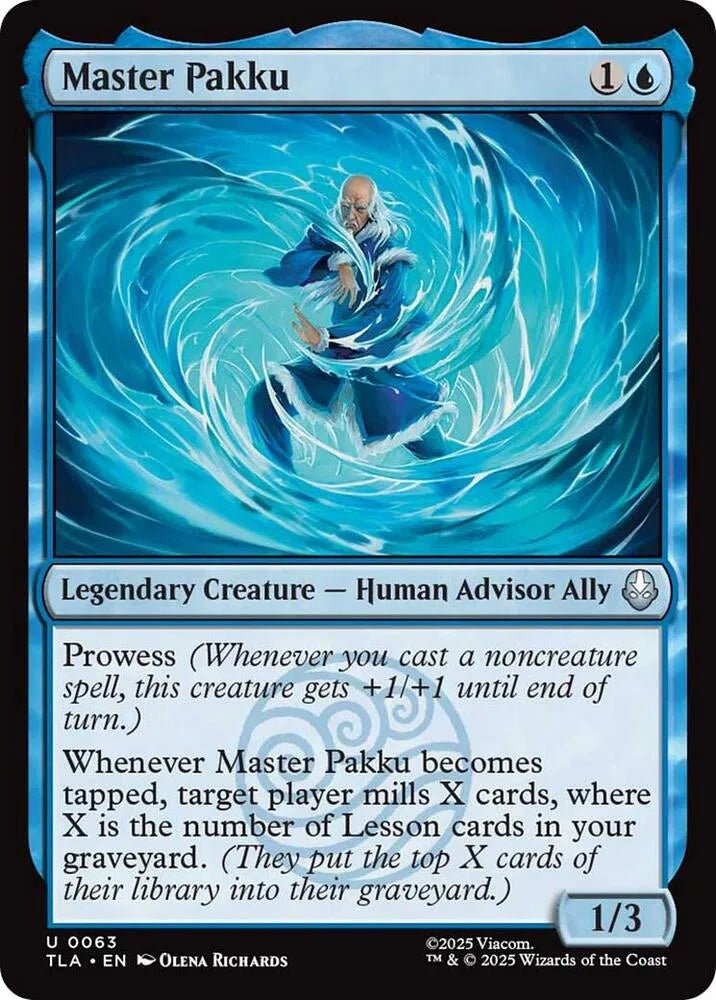Magic The Gathering Avatar: The Last Airbender Master Pakku U 63 by Fabio’s Black Box on MYNTED