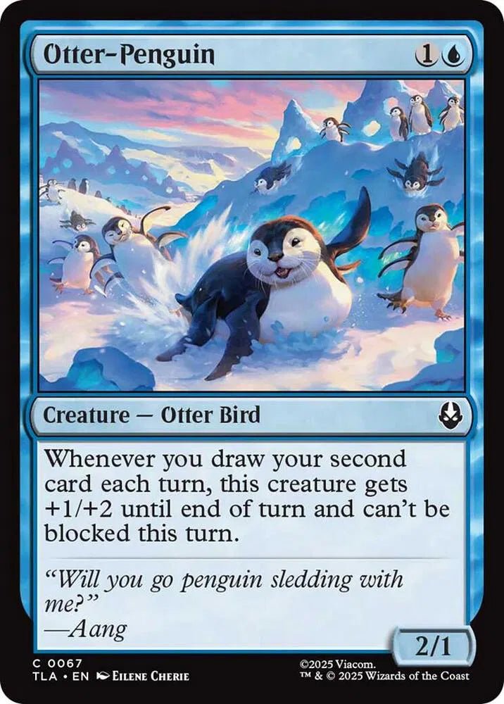 Magic The Gathering Avatar: The Last Airbender Otter-Penguin C 67 FOIL by Fabio’s Black Box on MYNTED