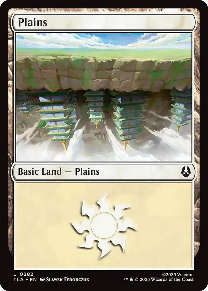 Magic The Gathering Avatar: The Last Airbender Plains (0282) L 282 FOIL by Fabio’s Black Box on MYNTED