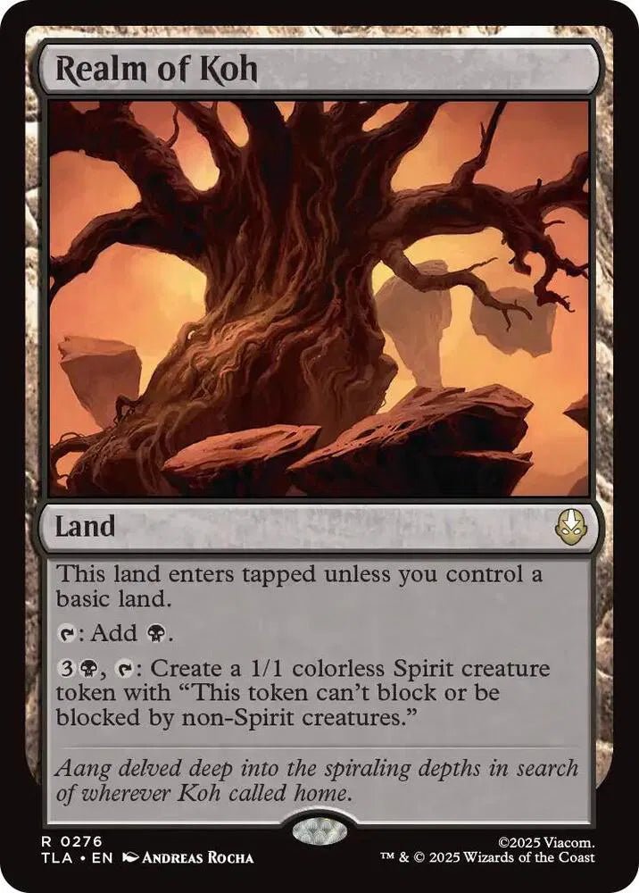 Magic The Gathering Avatar: The Last Airbender Realm of Koh R 276 by Fabio’s Black Box on MYNTED