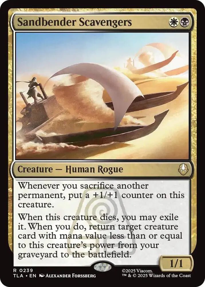 Magic The Gathering Avatar: The Last Airbender Sandbender Scavengers R 239 by Fabio’s Black Box on MYNTED