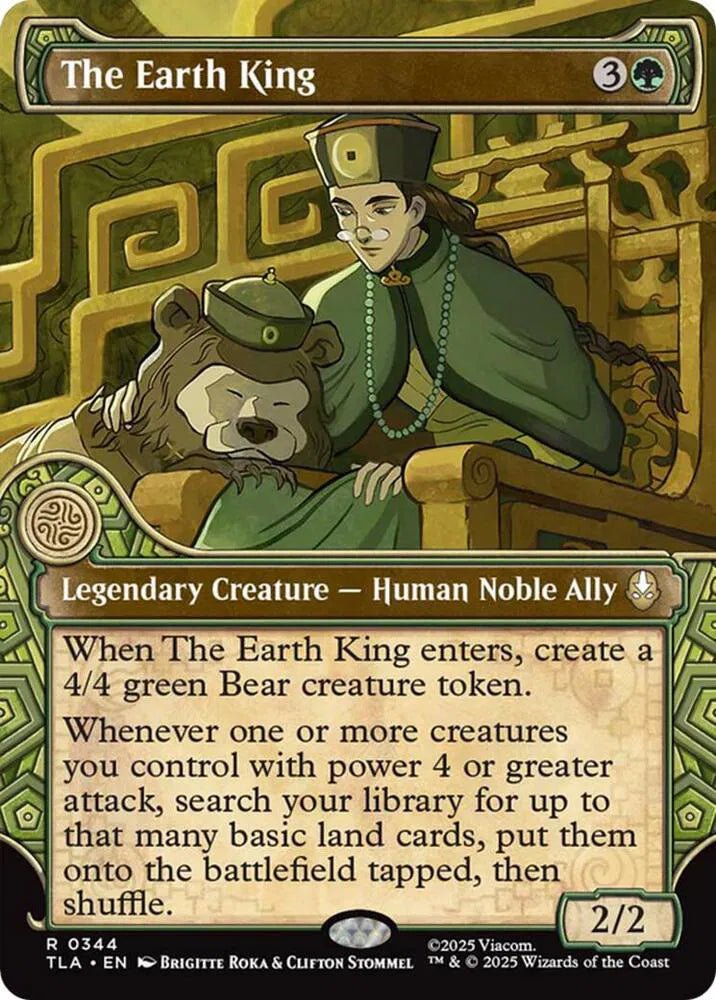 Magic The Gathering Avatar: The Last Airbender The Earth King (Showcase) R 344 by Fabio’s Black Box on MYNTED