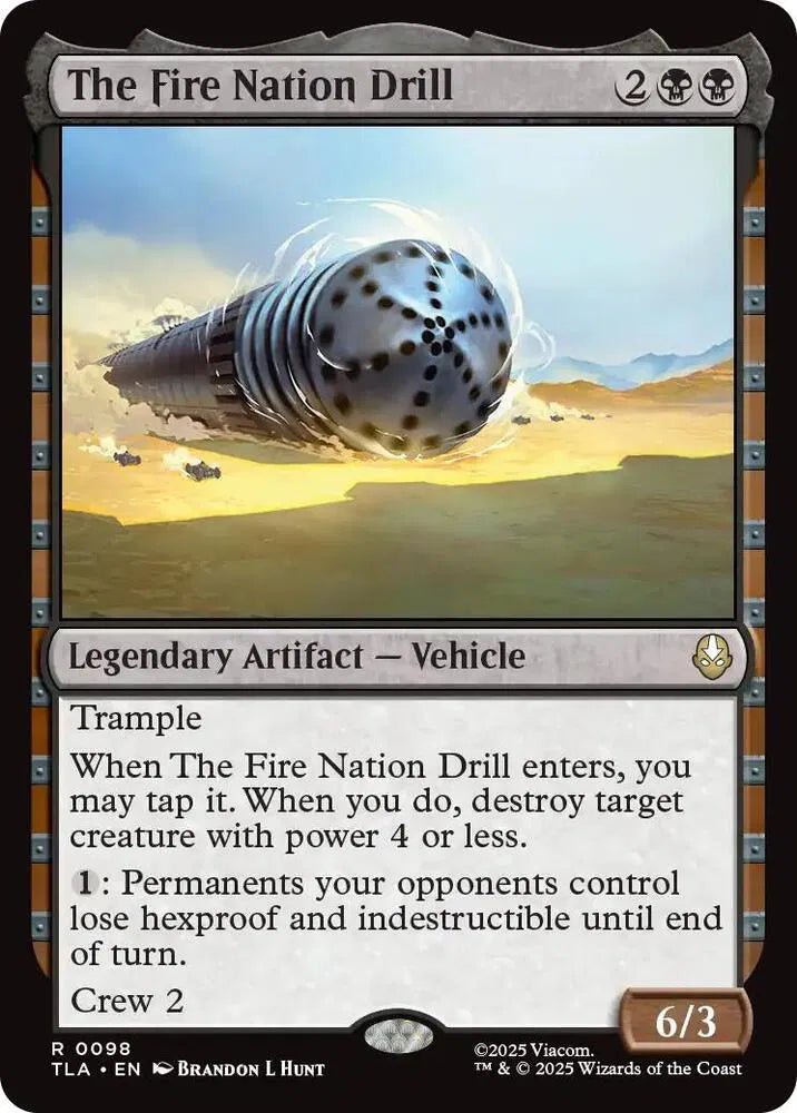 Magic The Gathering Avatar: The Last Airbender The Fire Nation Drill R 98 by Fabio’s Black Box on MYNTED