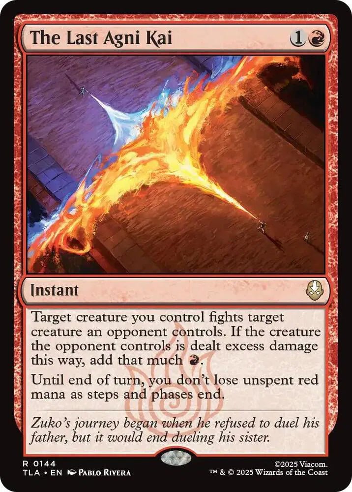 Magic The Gathering Avatar: The Last Airbender The Last Agni Kai R 144 by Fabio’s Black Box on MYNTED