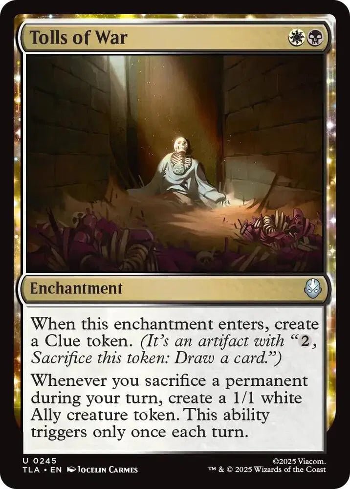 Magic The Gathering Avatar: The Last Airbender Tolls of War U 245 by Fabio’s Black Box on MYNTED