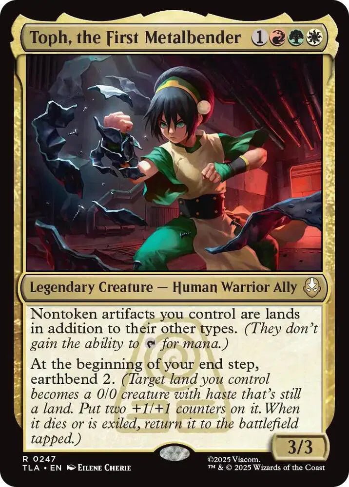 Magic The Gathering Avatar: The Last Airbender Toph, the First Metalbender R 247 by Fabio’s Black Box on MYNTED
