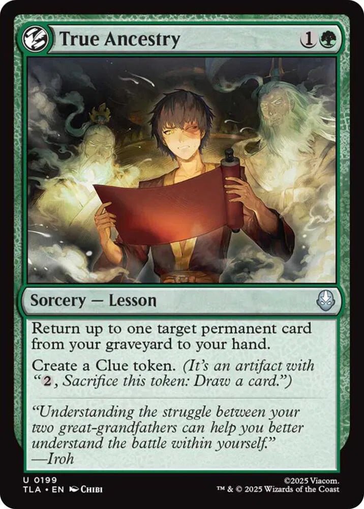 Magic The Gathering Avatar: The Last Airbender True Ancestry U 199 by Fabio’s Black Box on MYNTED
