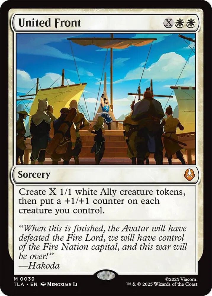 Magic The Gathering Avatar: The Last Airbender United Front M 39 by Fabio’s Black Box on MYNTED