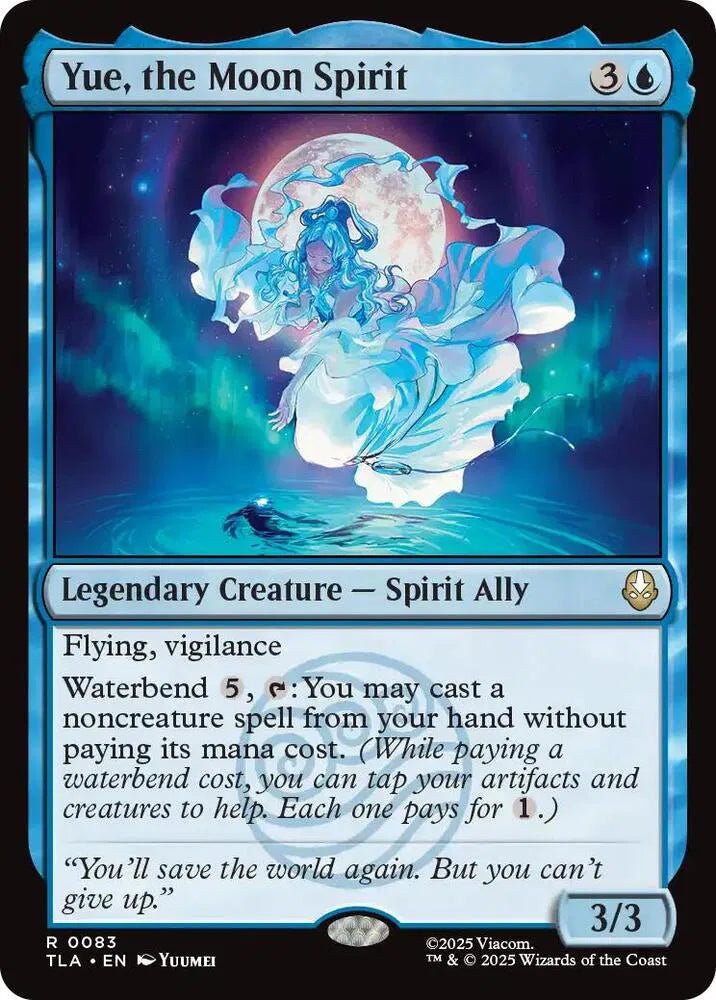 Magic The Gathering Avatar: The Last Airbender Yue, the Moon Spirit R 83 by Fabio’s Black Box on MYNTED