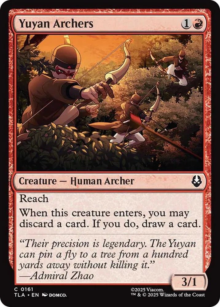 Magic The Gathering Avatar: The Last Airbender Yuyan Archers C 161 by Fabio’s Black Box on MYNTED