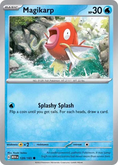 Magikarp 129/165 · Normal (SV: 151) by Magic Vault on MYNTED