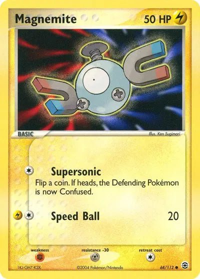 Magnemite EX FireRed & LeafGreen Common • 68 Normal by Marnie’s TCG on MYNTED