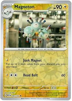 Magneton 082/165 - Reverse Holo (Pokemon 151) by The Cardboard Grind on MYNTED