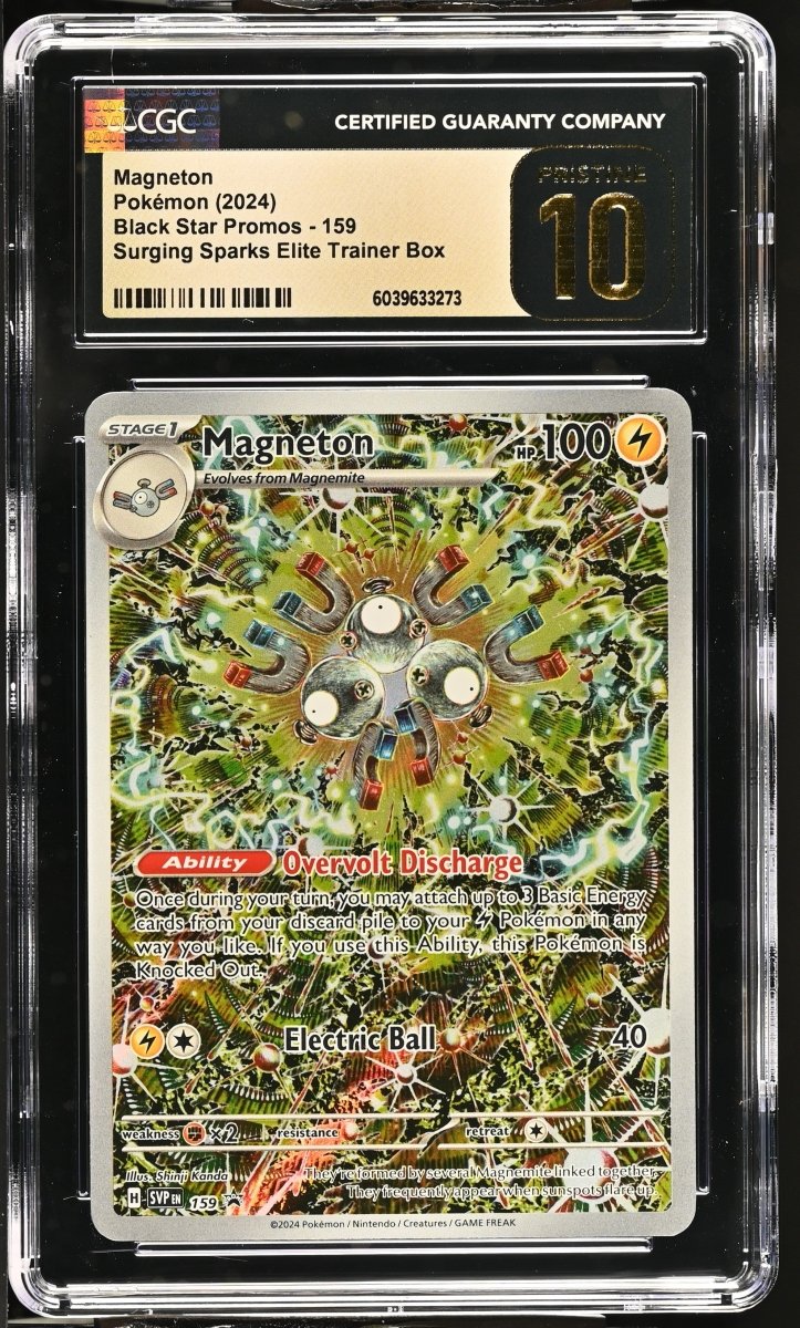Magneton - 159 - SV: Scarlet & Violet Promo Cards (SVP) - CGC PRISTINE 10 by Poké Dubai on MYNTED