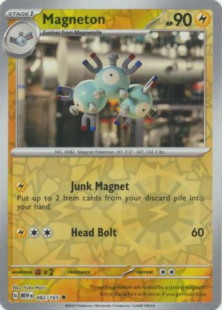 Magneton SV: 151 Uncommon • 082/165 Reverse Holofoil by Shark Pop Culture on MYNTED