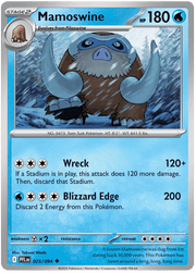 Mamoswine 025/094 Uncommon | Mega Evolution – Phantasmal Flames by Worth the XP on MYNTED