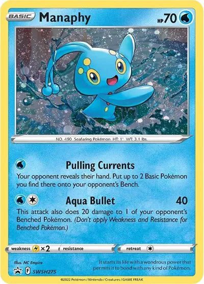 Manaphy Sword and Shield Promo - SWSH275 by maithxjoystex on MYNTED