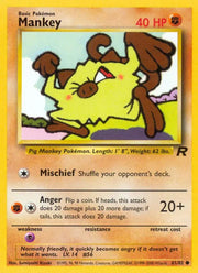Mankey - 61/82 - Team Rocket (Unlimited) by The Archive Stop on MYNTED