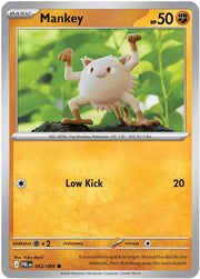Mankey Pitch Black Common • 042/084 Reverse Holofoil by Marnie’s TCG on MYNTED