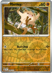 Mankey [Reverse Holo] 98 Pokemon Surging Sparks by Moe‘s Vault on MYNTED