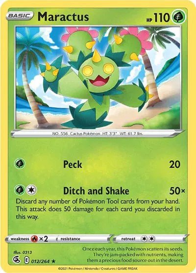 Maractus 012/264 · Reverse Holofoil (Fusion Strike) by ISB Collector on MYNTED
