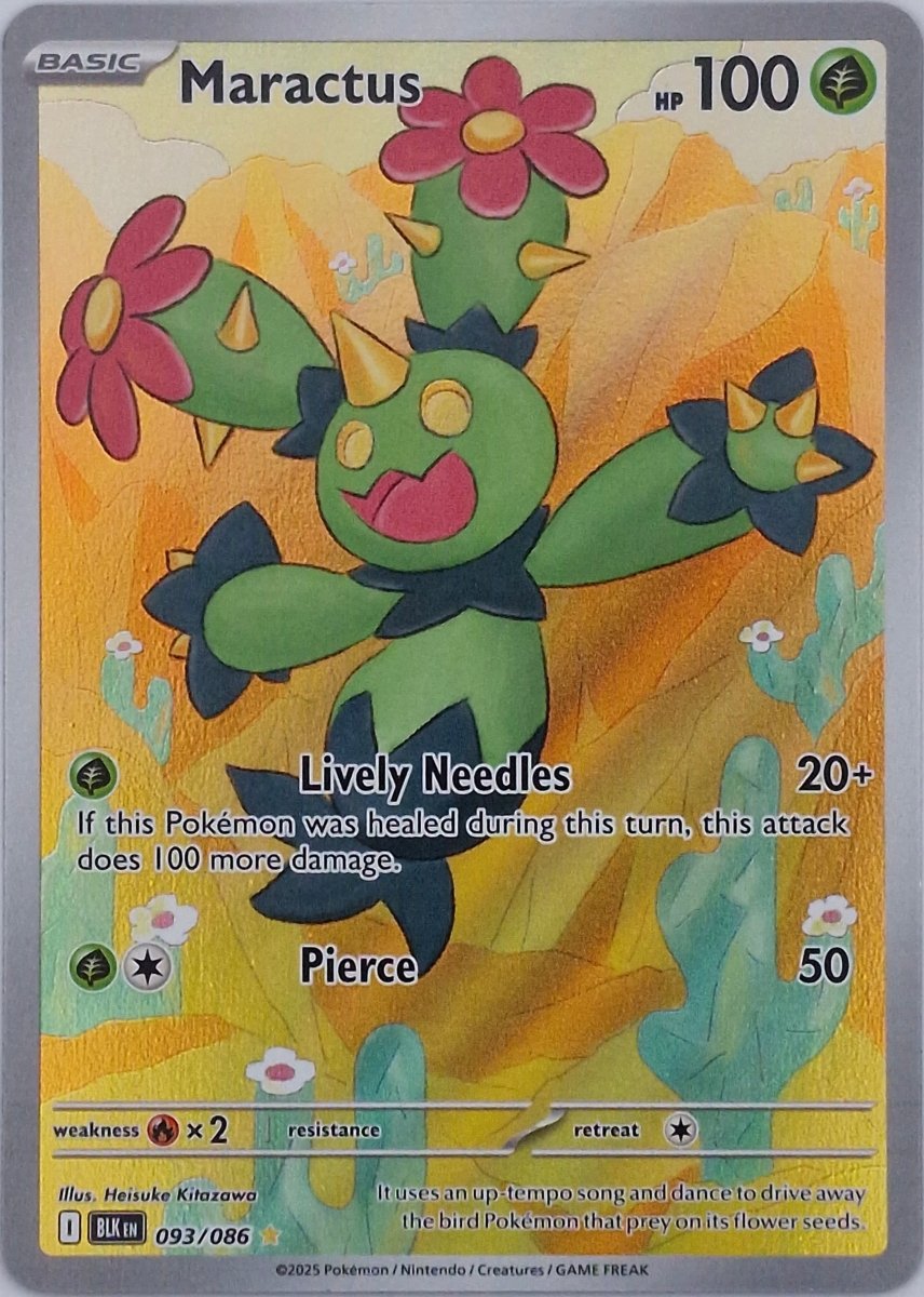 Maractus - 093/086 - SV: Black Bolt (BLK) by Poké Dubai on MYNTED