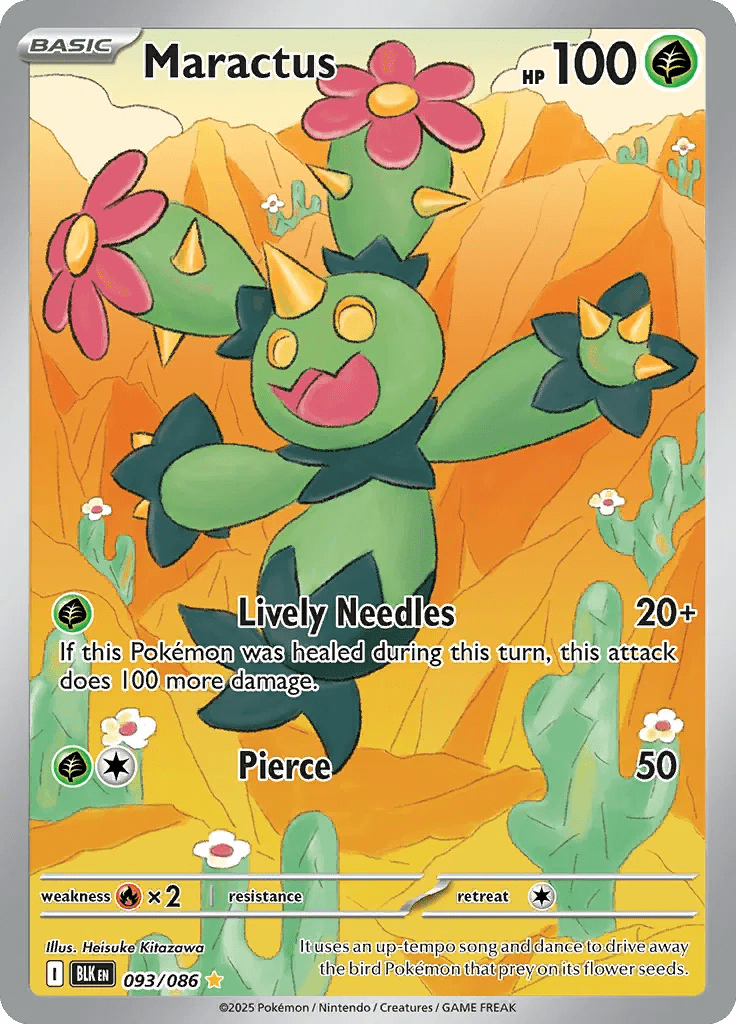 Maractus - Black Bolt - IR 093/086 - English by MechaKai Collectibles on MYNTED
