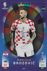 Marcelo Brozovic Limited Edition LE7 Card - Topps Match Attax Euro 2024 (Euro Master) by Cards Corner on MYNTED