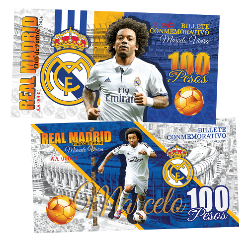 Marcelo Vieira 100 Pesos UNCB banknote by UNCB on MYNTED