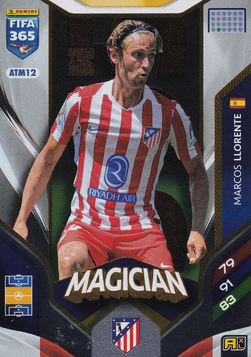 Marcos Llorente Magician Atlético Madrid ATM12 - Panini Fifa 365 Adrenalyn XL 2026. by shad0wknightTCG on MYNTED