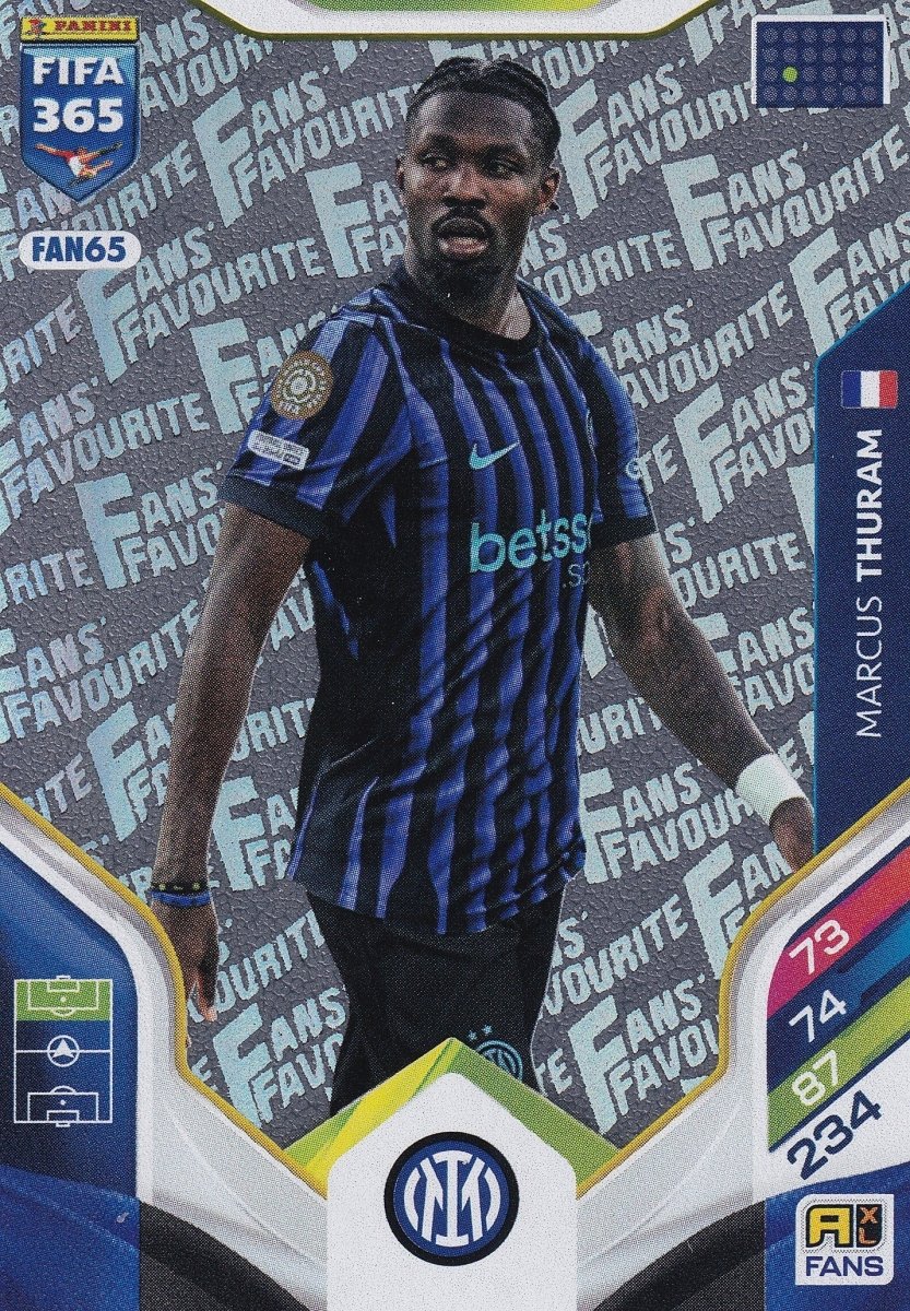 Marcus Thuram Fan Favourite Inter Milan FAN65 - Panini Fifa 365 Adrenalyn XL 2026. by shad0wknightTCG on MYNTED