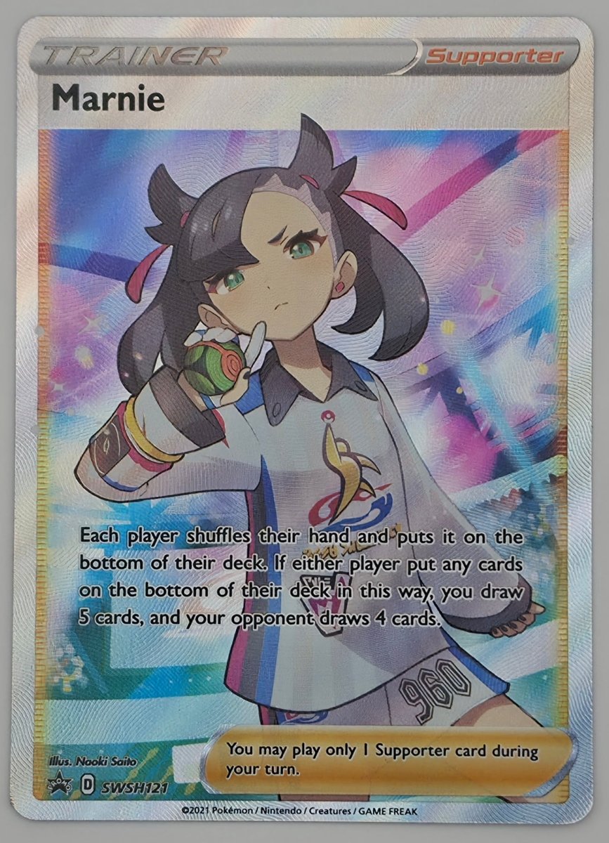 Marnie - SWSH121 - SWSH: Sword & Shield Promo Cards (SWSD) by Poké Dubai on MYNTED