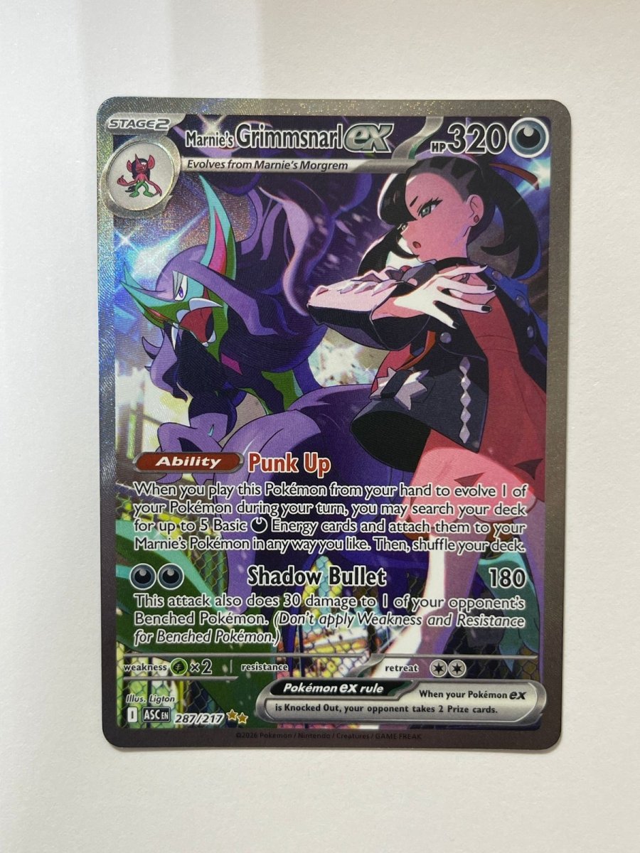 Marnie's Grimmsnarl EX 287/217 by Card Market Ahuy on MYNTED