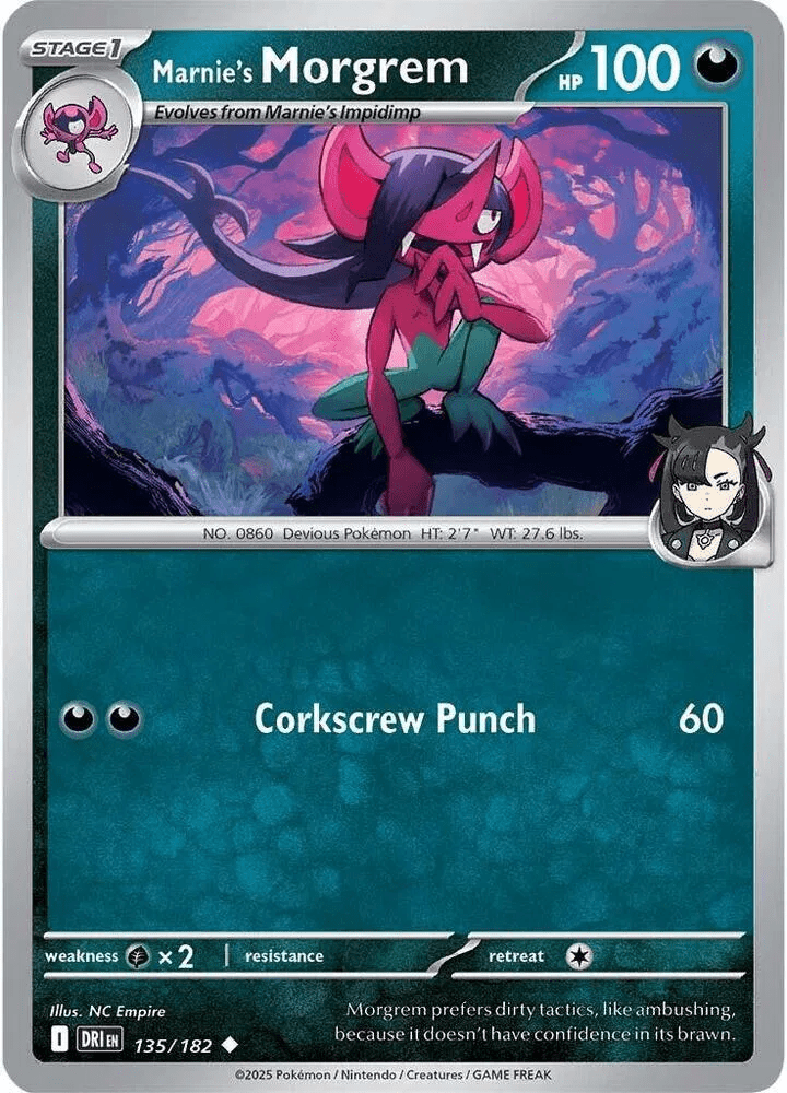 Marnie's Morgrem 135 - Destined Rivals by PokéPW on MYNTED