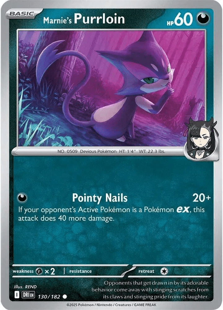 Marnie's Purrloin 130 - Destined Rivals by PokéPW on MYNTED