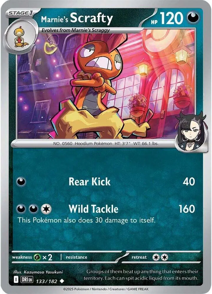 Marnie's Scrafty 133 - Destined Rivals by PokéPW on MYNTED