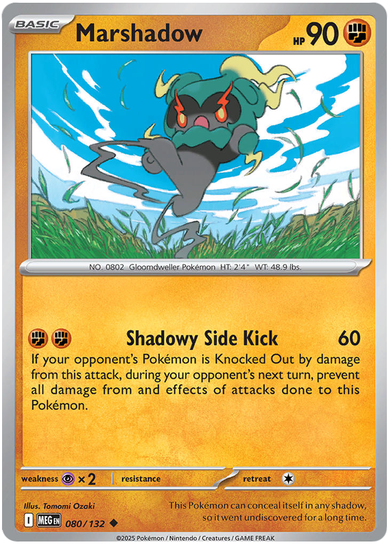 Marshadow 080/132 Uncommon | Mega Evolution by Worth the XP on MYNTED