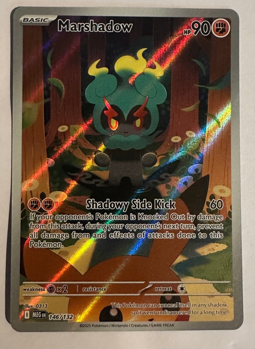Marshadow Illustration Rare 146/132 Pokemon Mega Evolution by Coolectibles on MYNTED