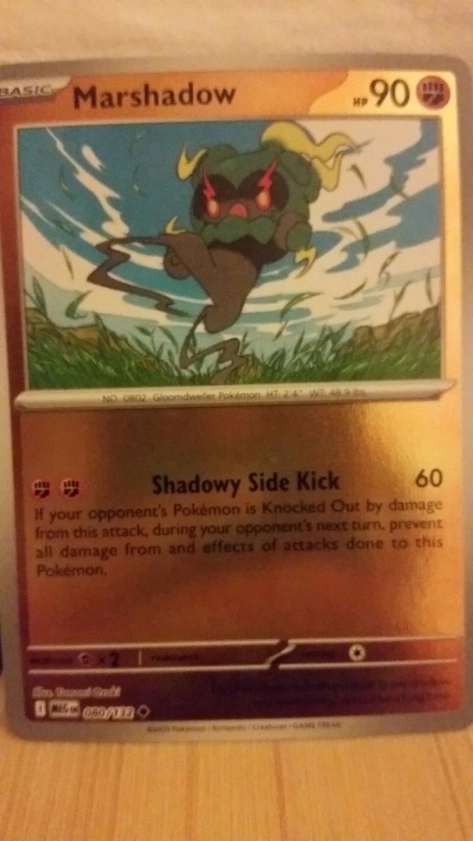 Marshadow [Reverse Holo] 80 Pokemon Mega Evolution by Moe‘s Vault on MYNTED