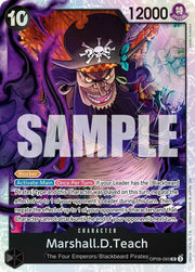 Marshall.D.Teach - OP09-093 (Reprint) Premium Booster -The Best- Vol. 2 SR OP09-093 by Fabio’s Black Box on MYNTED