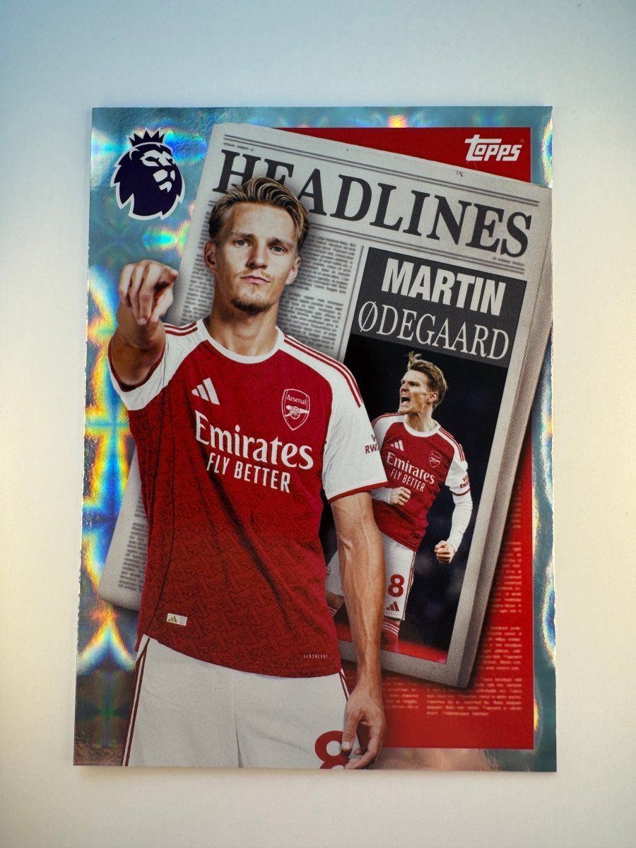 Martin Ødegaard Headlines — 2025 - 26 Topps Premier League — Arsenal by KitRoom Cards on MYNTED