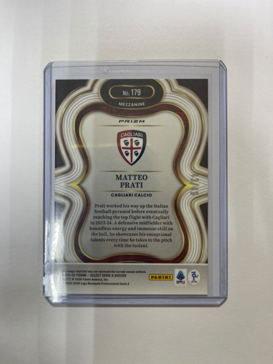 Matteo Prati /49 - 25-26 Panini Select Serie A - Cagliari Calcio by Card Market Ahuy on MYNTED