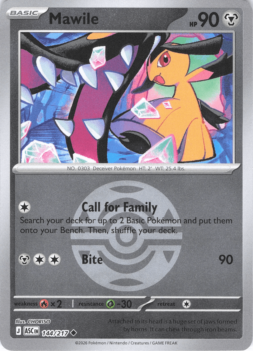 Mawile - 144/217 (Dusk Ball) - ME: Ascended Heroes (ASC) by SAFAQATI on MYNTED