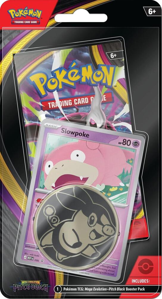 Pokémon TCG: Mega Evolution Pitch Black Single Pack Blister [Slowpoke] - ME05