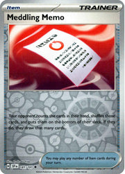 Meddling Memo [Reverse Holo] 181 Pokemon Surging Sparks by Moe‘s Vault on MYNTED